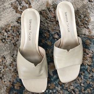 Laura scott leather Mules